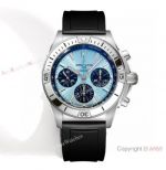 BLS Factory Replica Breitling New Chronomat B01 watch Ice Blue Stainless Steel Case